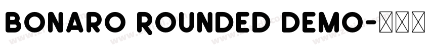 Bonaro Rounded Demo字体转换